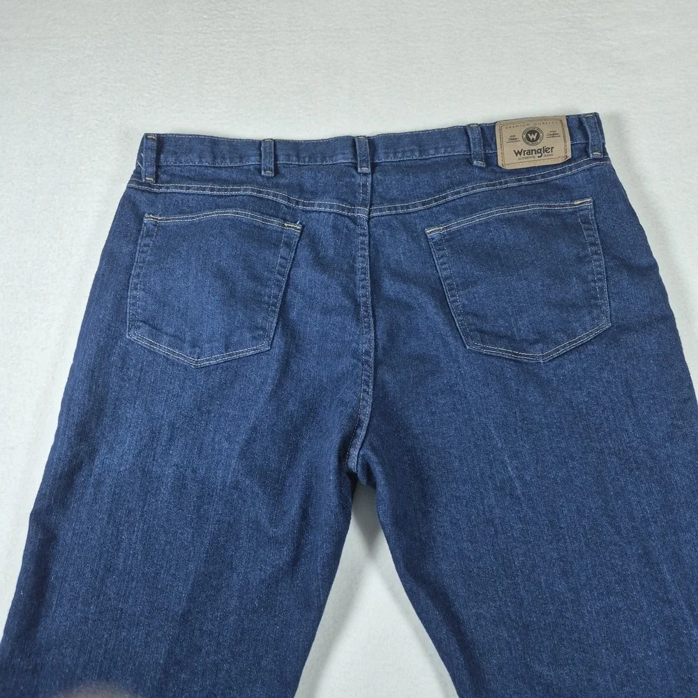 Wrangler Hero Authentic Jeans Size 40x29 Regular Fit Blue Dark Wash